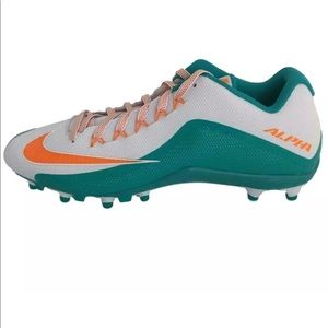NEW Nike Football Cleats Alpha Pro Miami Dolphins